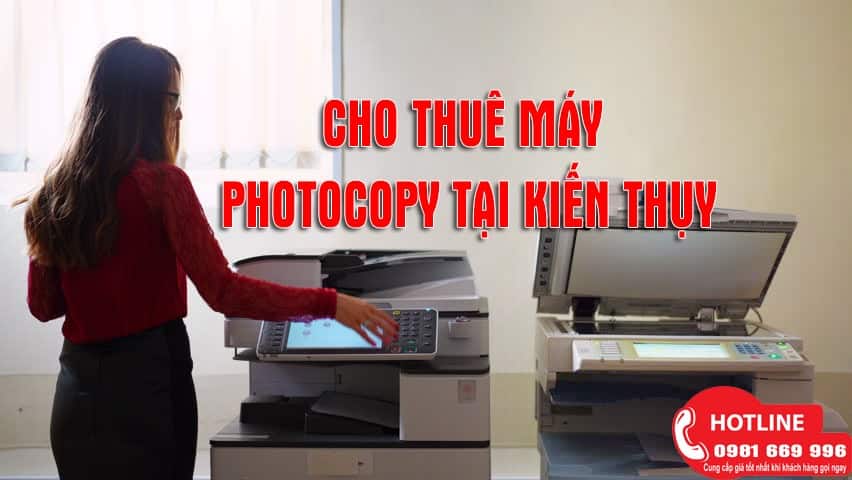 Cho thuê máy photocopy tại Kiến Thụy