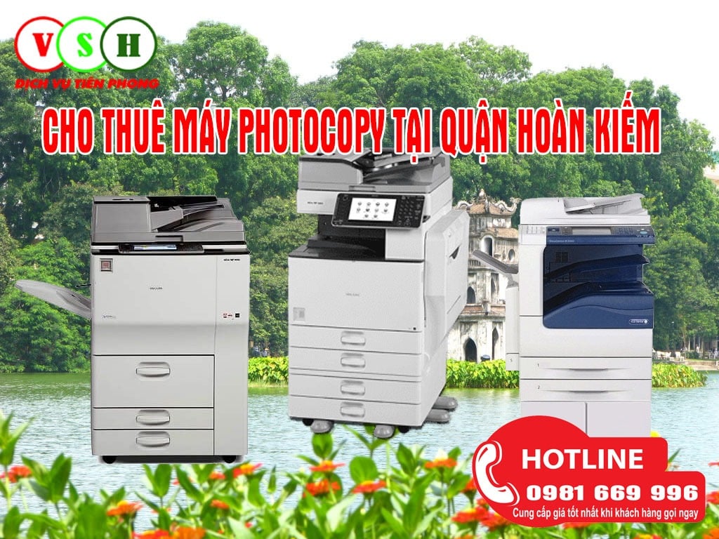 Cho thuê máy photocopy tại Quận Hoàn Kiếm